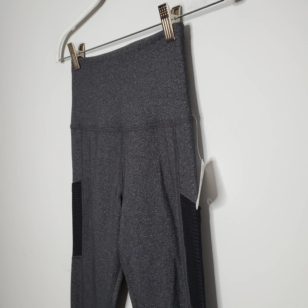BEYOND YOGA • Charcoal Dark Gray Mesh Behavior High Waist Legging NEW Sz S - Picture 3 of 7